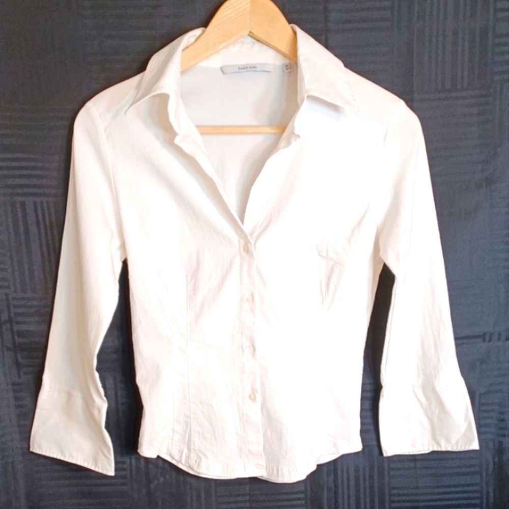 Zara Basic L for Women/teens White pls refer measurements below
